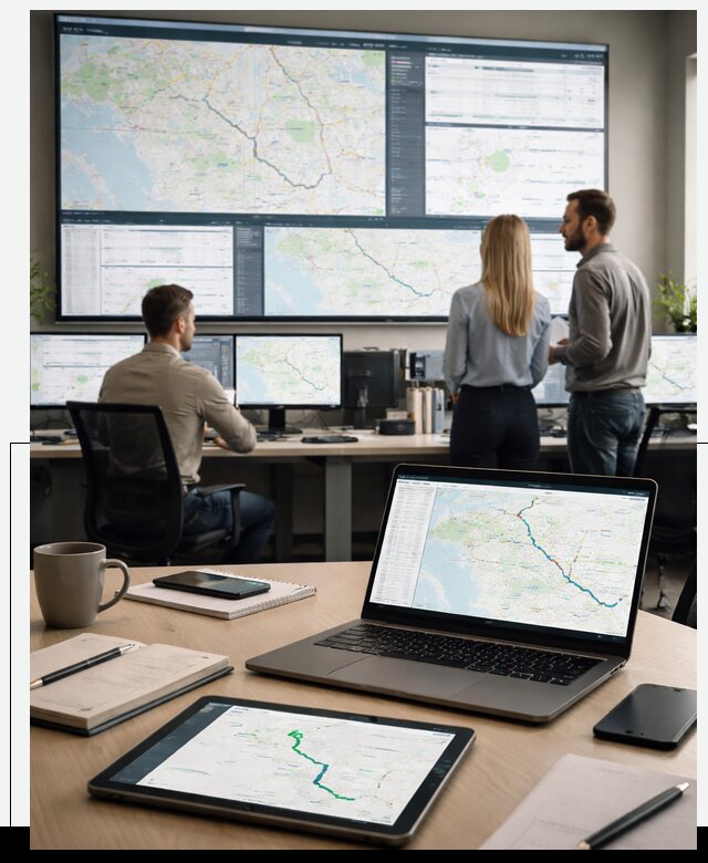 Трекинг грузов и Fleet Management, мониторинг автопарка в Калуге